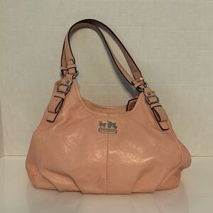 Coach Pretty Light Pink Leather Bag